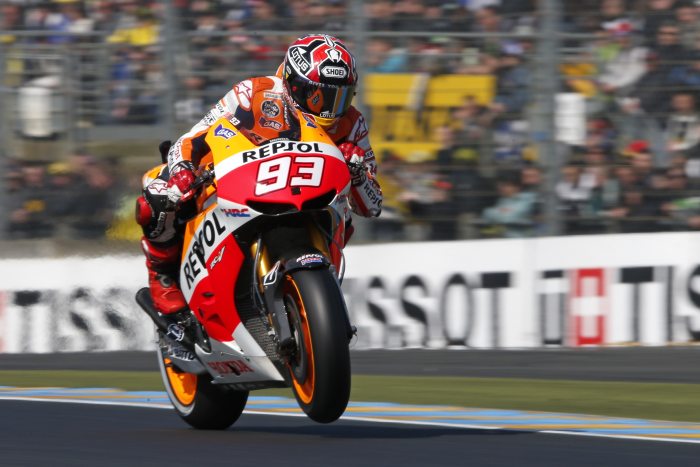 Espanhol Marc Márquez voltou a ser o mais rápido em Le Mans | Benoit Tessier / Reuters