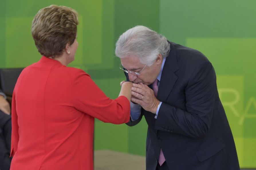 Afif agradeceu Dilma pela coragem em criar o 39º ministério e pela oportunidade de ser o primeiro a liderar a Pasta | Wilson Dias/ABr