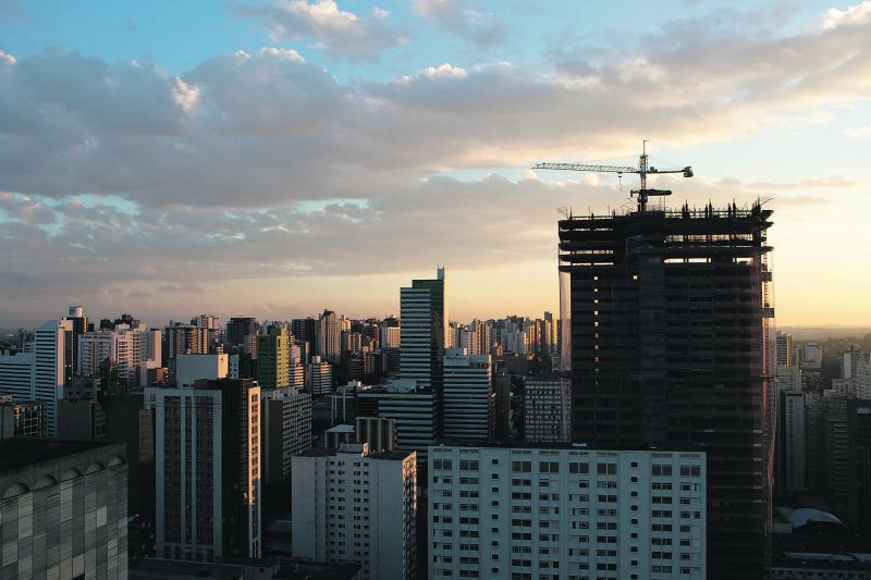 Tecnologia chega aos canteiros de obras para aumentar produtividade da indústria da construção, aumentando competitividade e reduzindo custos | Henry Milléo/ Gazeta do Povo