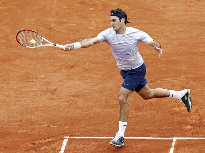 Federer está a uma vitória de se tornar o maior vencedor de partidas em Roland Garros | Vincent Kessler / Reuters