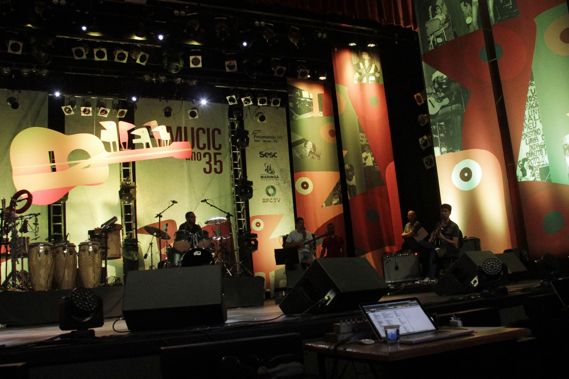 Músicos ensaiam antes do início da 35ª edição do Femucic | Divulgação Sesc