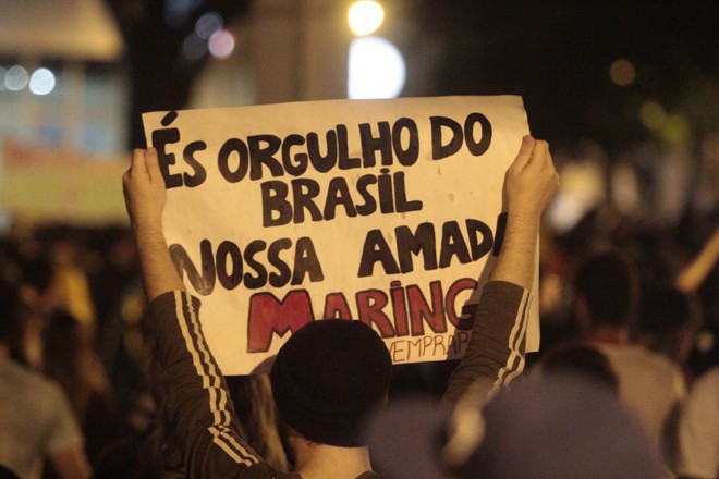 No protesto de quinta-feira, manifestantes ocuparam sessão itinerante da Câmara e conseguiram abertura de CPI | Ivan Amorim / Gazeta Maringá