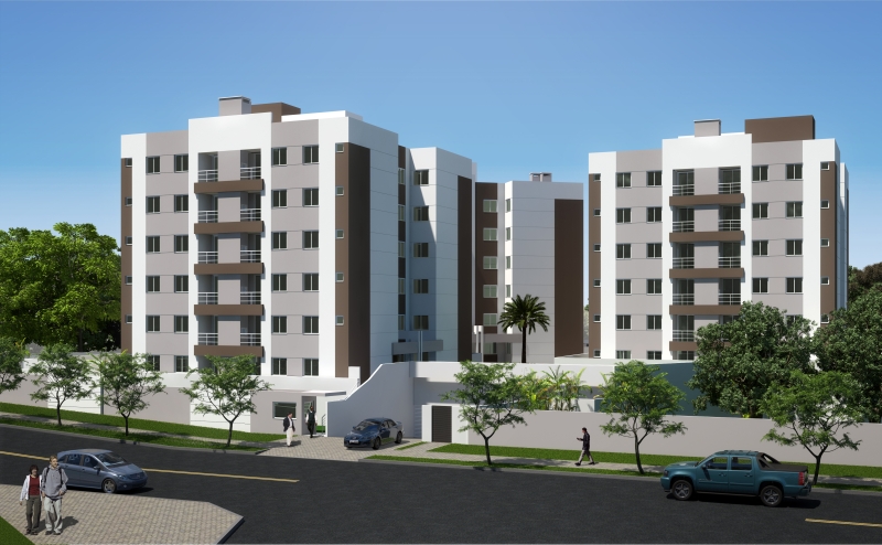 Villa Di Parma oferece 72 apartamentos perto do Parque Barigui | Divulgação