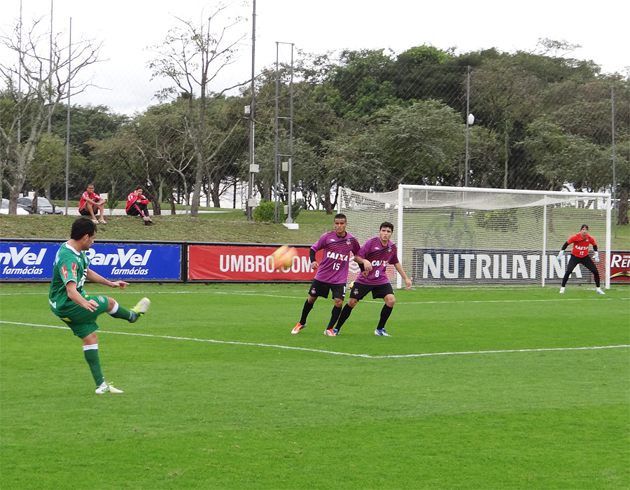 O Atlético marcou logo no começo contra a Chapecoense no CT do Caju | Aguante Comunicação / Chapecoense