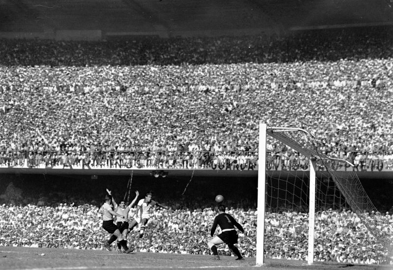 Título mundial de 50 no Maracanã lotado: força uruguaia | Reprodução/Agência Estado
