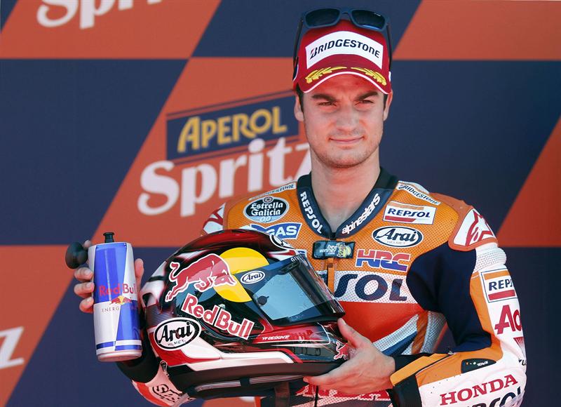 Piloto espanhol de MotoGP Dani Pedrosa conquista a pole na Catalunha neste sábado | EFE/Andreu Dalmau