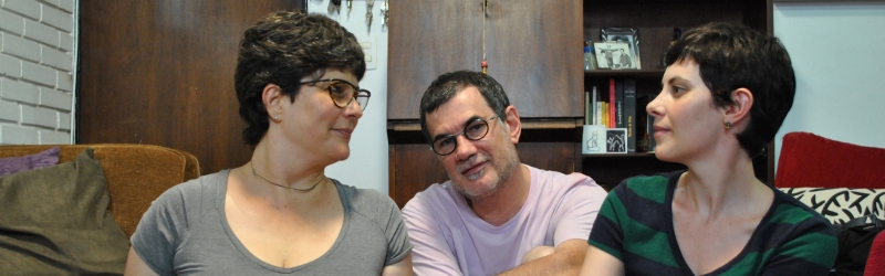 Os editores Eliana Borges (esq.) e Ricardo e Joana Corona | Divulgação