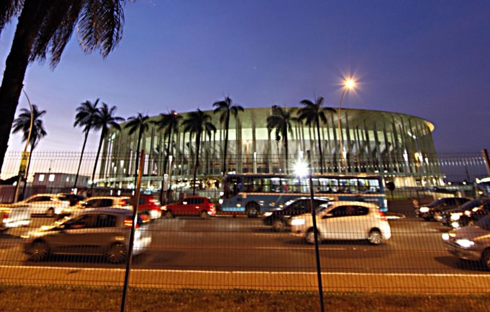 A arena de Brasília custou R$ 1,2 bilhão em recursos públicos: investimento foi todo do governo do Distrito Federal | Albari Rosa, enviado especial/Gazeta do Povo