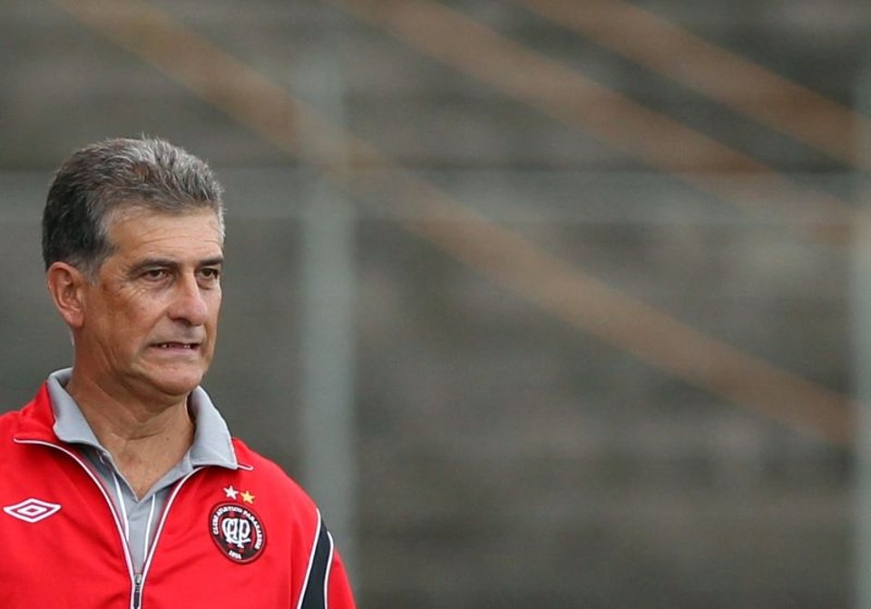 Atlético joga em Campinas com Nem o aproveitamento de 67% pelo Rubro-Negro evita questionamentos em torno do trabalho do técnico Ricardo Drubscky | Daniel Castellano/Gazeta do Povo