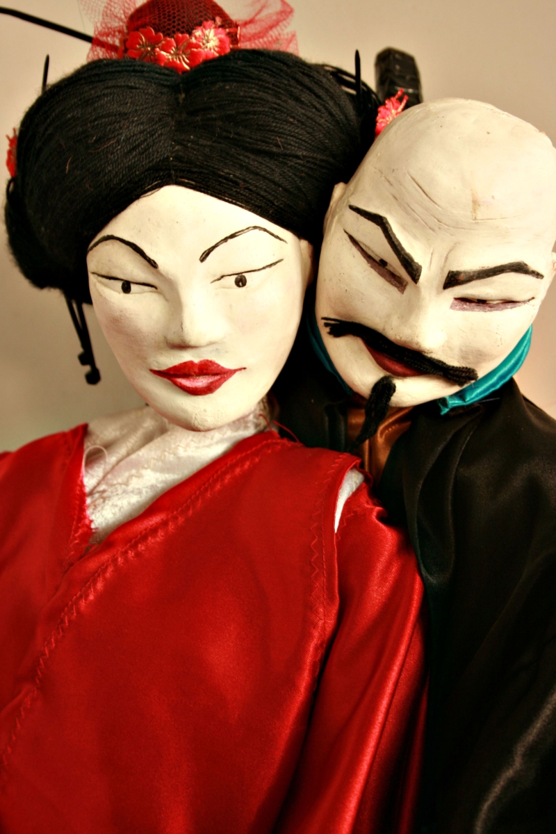 Bonecos em látex de Tainá Gomes, em tamanho real | Alfredo Gomes Filho/Divulgação