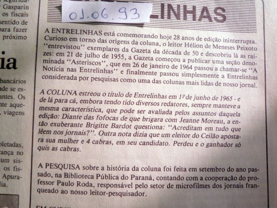 | Arquivo/ Gazeta do Povo