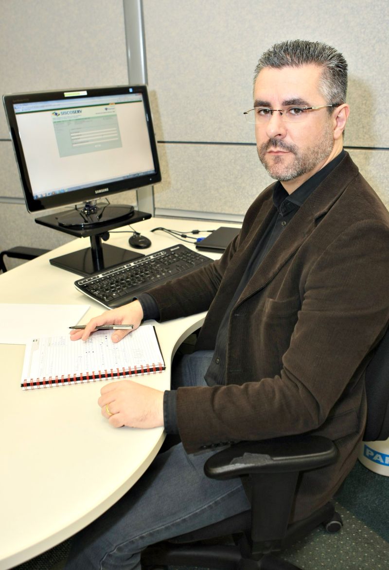 Edinaldo, da Landis Gyr: reunir informações é grande desafio | Aniele Nascimento/ Gazeta do Povo