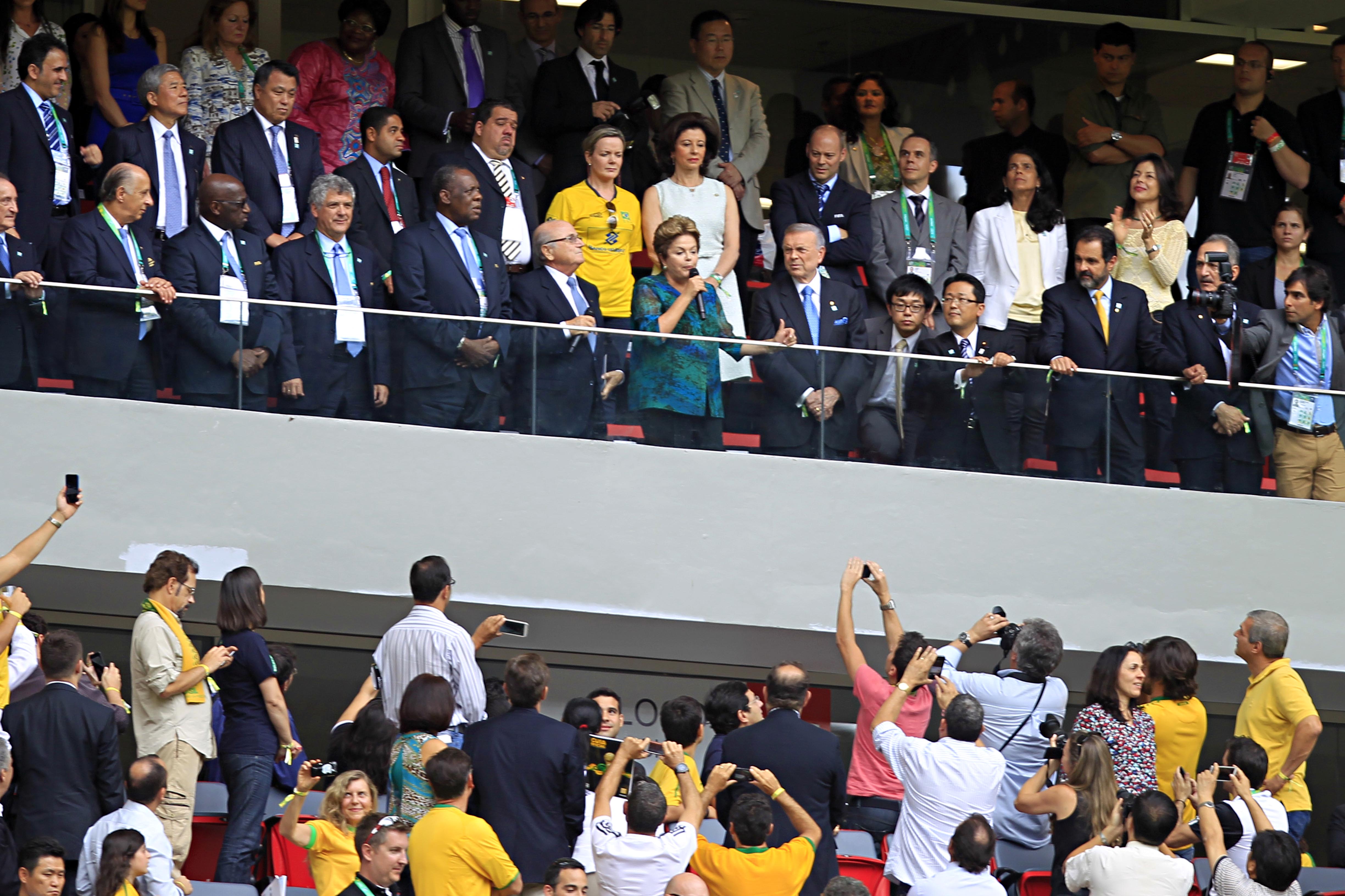 Dilma foi vaiada em Brasília | Albari Rosa/Gazeta do Povo