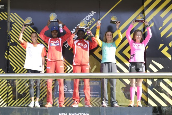 Pódio feminino |