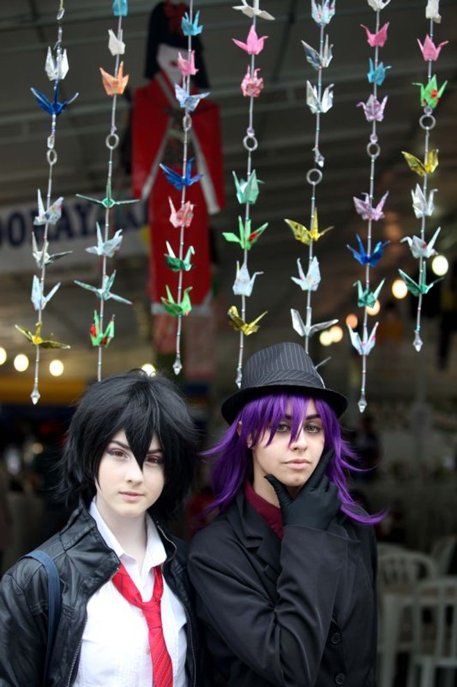 O festival japonês atrai bastante jovens, que vão caracterizados ao evento |