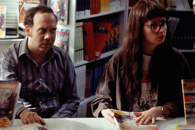 Cena de Anti-herói Americano, adaptado da obra de Harvey Pekar |