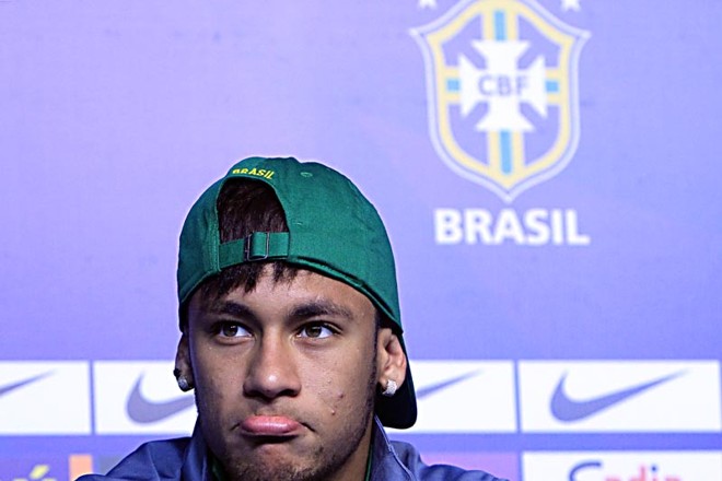 Neymar diz que a seleção deve pressionar a Espanha na final | Albari Rosa, enviado especial / Gazeta do Povo