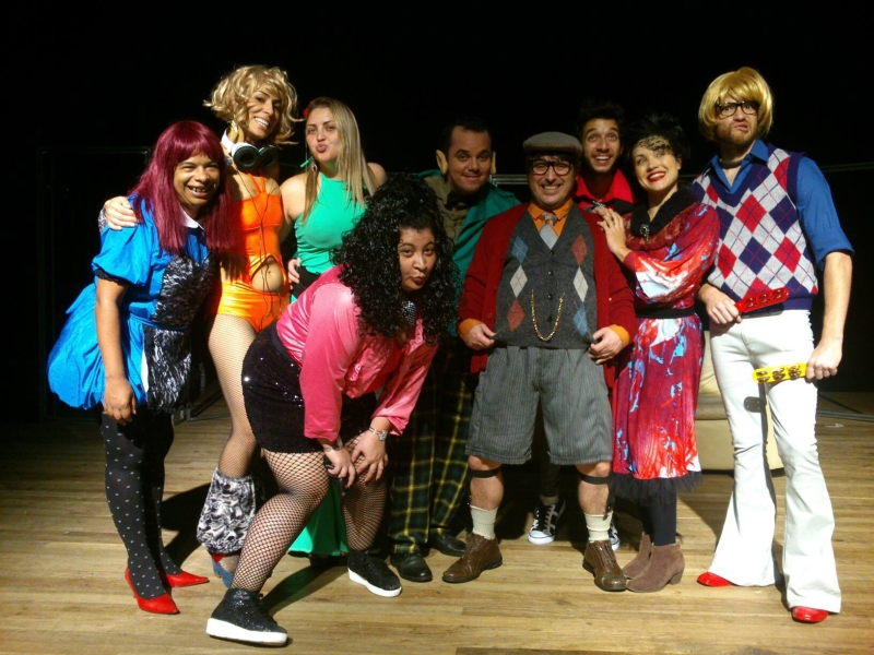 O elenco da peça: farsa na tradição francesa do vaudeville | Divulgação