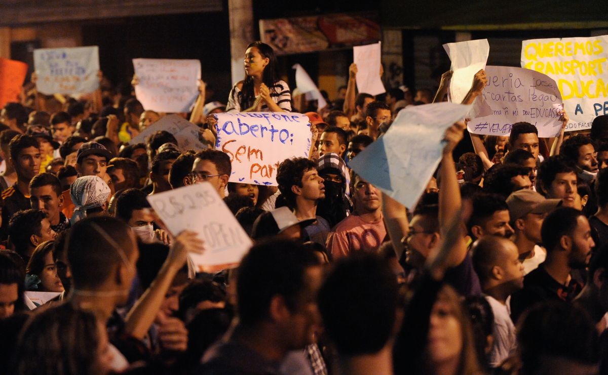 Não houve confronto com os manifestantes nem há registro de feridos até o momento | Agência Brasil