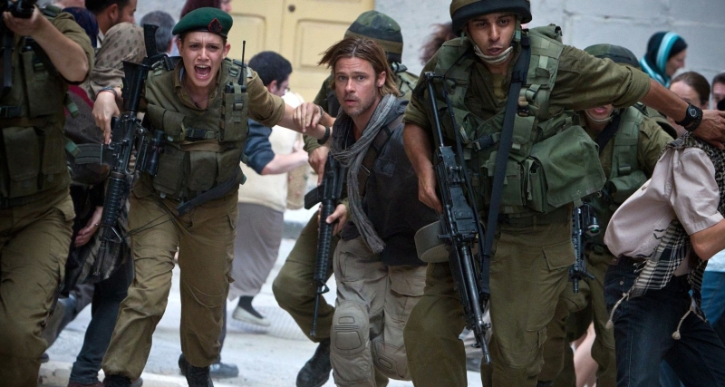 Personagem de Brad Pitt atravessa o mundo na tentativa de encontrar cura para uma infestação de zumbis | Divulgação