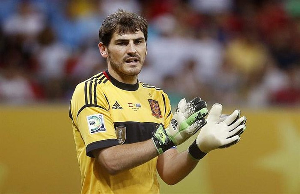 Casillas recebeu com surpresa a notícia de que seria titular da Espanha na Copa das Confederações | Felipe Trueba / EFE