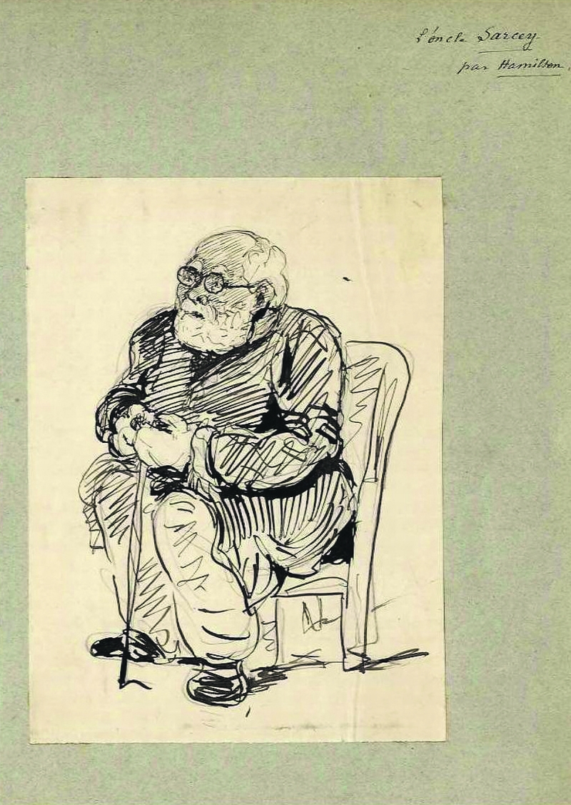 Sarcey, numa ilustração comportada do crítico-rei parisiense | Reprodução