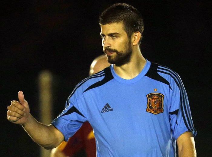 Zagueiro Piqué é um dos jogadores da Espanha que teria sido roubado no hotel em Recife | Felipe Trueba / EFE