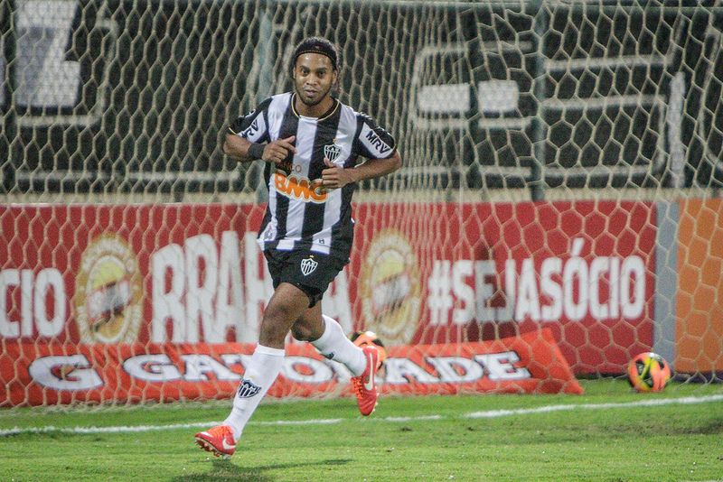 Ronaldinho marcou duas vezes contra o Grêmio | Bruno Cantini / Flickr Atlético-MG