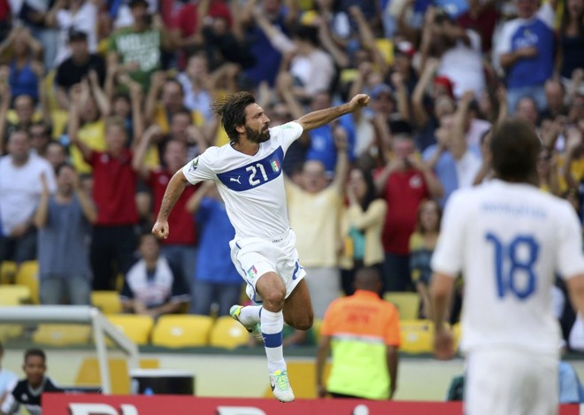 Mesmo veterano, Pirlo segue imprescindível para a Itália |