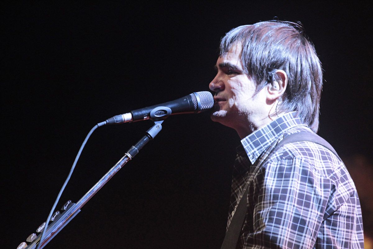 Skank se apresentou no Teatro Positivo, em Curitiba, na noite de sábado (1º) | Antônio More / Agência de Notícias Gazeta do Povo