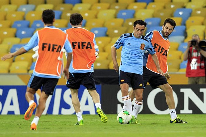 Xavi diz que será um grande prazer enfrentar o Brasil no Maracanã | Albari Rosa / Gazeta do Povo