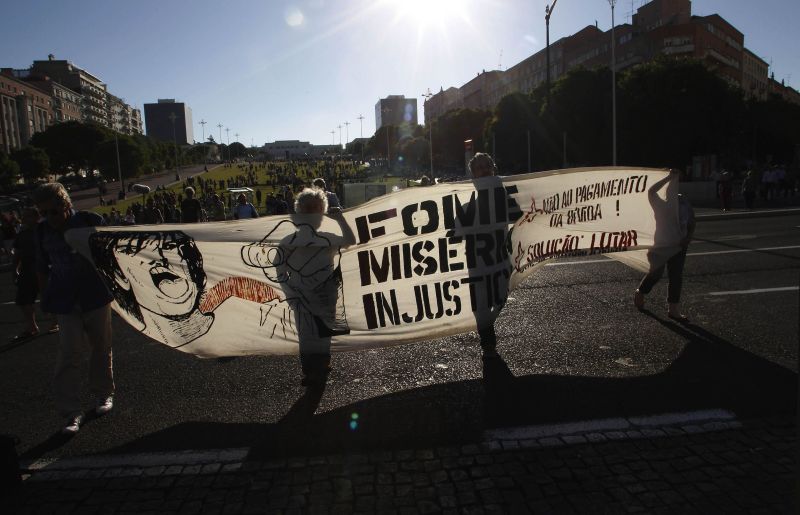 Os desempregados passam de 950 mil em Portugal, palco frequente de protestos | Hugo Correia/Reuters
