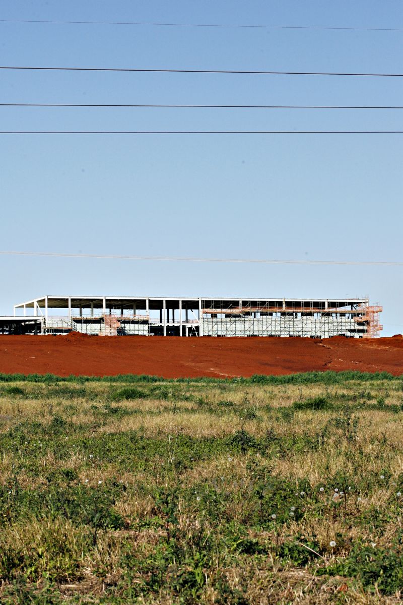 Obra da DAF em Ponta Grossa: operação deve começar em outubro, com 150 funcionários | Josué Teixeira/ Gazeta do Povo