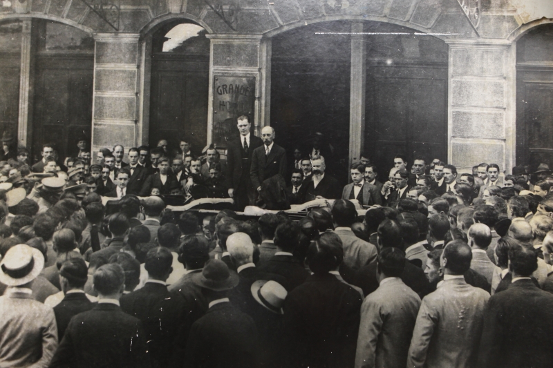 Visita de Santos Dumont ao Paraná, em 1916, ajudou a fazer aumentar o interesse pela aviação no estado | André Rodrigues / Gazeta do Povo