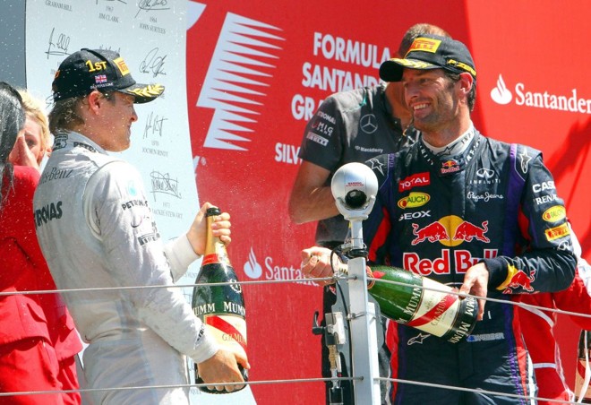 Webber estoura a champagne no campeão da prova | 