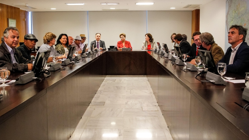 Centrais sindicais saíram insatisfeitas de encontro com Dilma, ontem. Para eles, governo sofre de falta de propostas | Roberto Stuckert Filho/PR