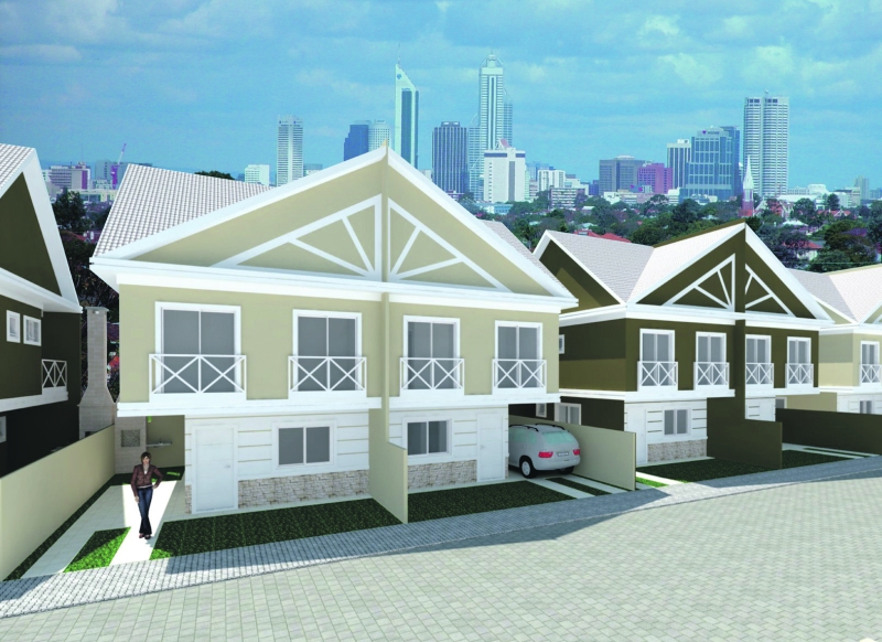 O condomínio Jacob Martens tem sobrados com três dormitórios e duas vagas de garagem | Divulgação