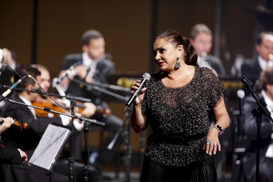 Técnica vocal apurada é característica principal do show de Fafá | André Rodrigues/Gazeta do Povo