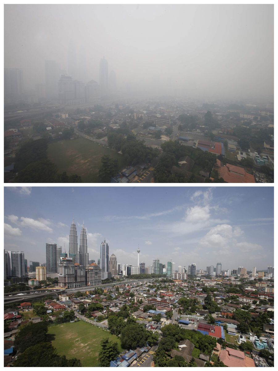 A fumaça de queimadas na Indonésia elevou o nível de poluição do ar para acima do considerado perigoso | REUTERS / Bazuki Muhammad