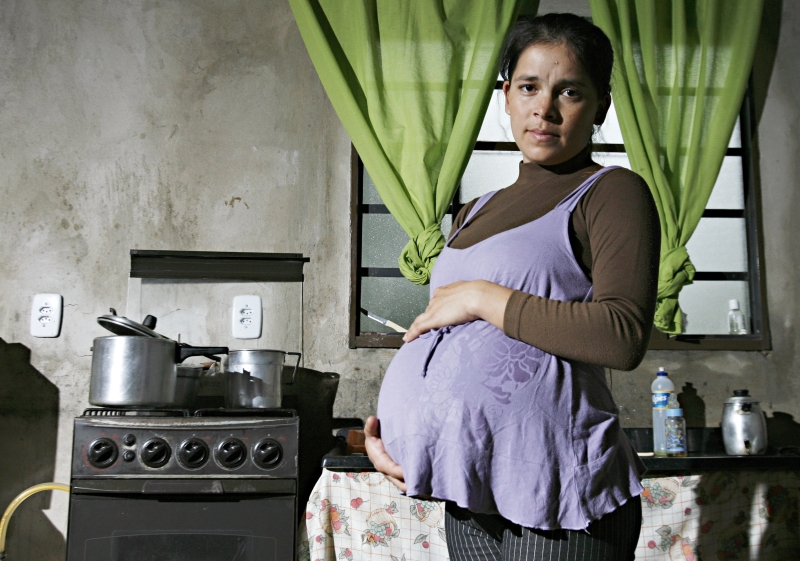 Elaine foi mandada para casa com contrações e dilatação | Josué Teixeira/ Gazeta do Povo