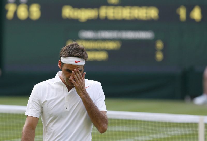 Eliminação precoce em Wimbledon custou duas posições no ranking da ATP ao suíço Roger Federer | Reuters