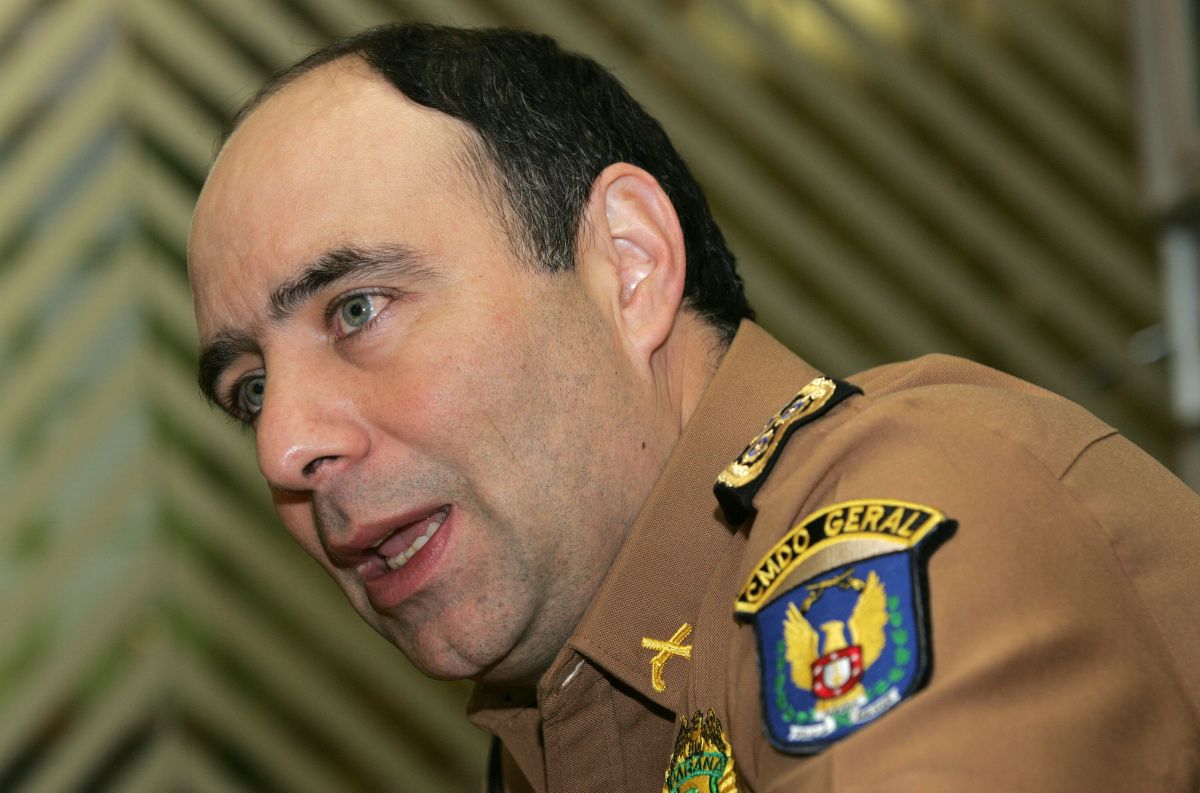 Anselmo de Oliveira durante o exercício de seu cargo de comandante-geral da PM do Paraná | Valterci Santos/Agência de Notícias Gazeta do Povo