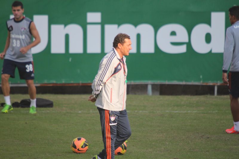Vanderlei Luxemburgo comandou primeiro treino no Fluminense | Fernando Cazaes / Photocamera