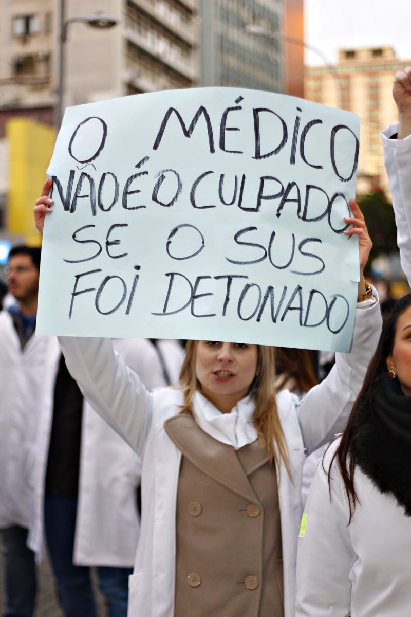 Protesto na última terça contra medidas do governo federal | Daniel Castellano/Gazeta do Povo