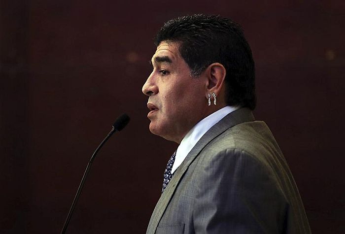 Maradona viajaria com a família para passar um final de semana no parque da Disney, em Orlando | Ali Haider / EFE