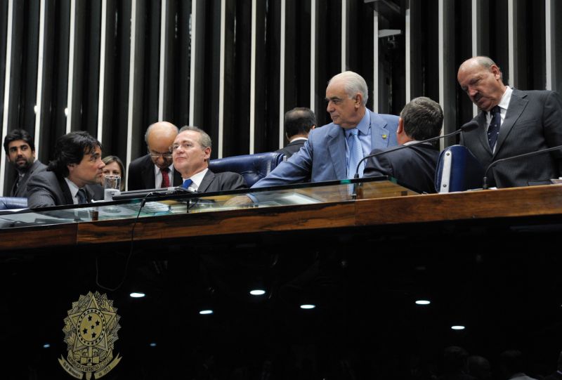 Mesa Diretora do Senado: mudança na regra para suplentes recebeu 60 votos favoráveis | Moreira Mariz/Ag. Senado
