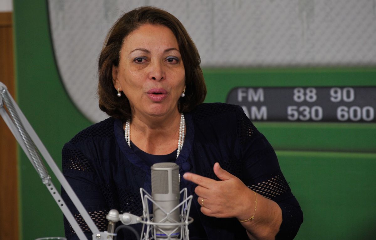 Ideli Salvatti, da pasta de Relações Institucionais, participou hoje do Bom Dia, Ministro | Elza Fiúza/ABr