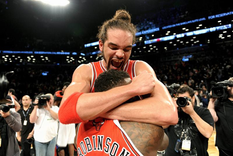 Destaque do Chicago Bulls, pivô Joakim Noah estará no amistoso com o Washington Wizards no Rio de Janeiro | Peter Foley Corbis / EFE