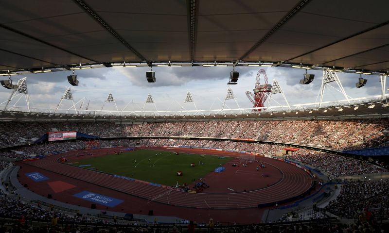 Imagem do Estádio Olímpico de Londres um ano depois dos Jogos | Reuters