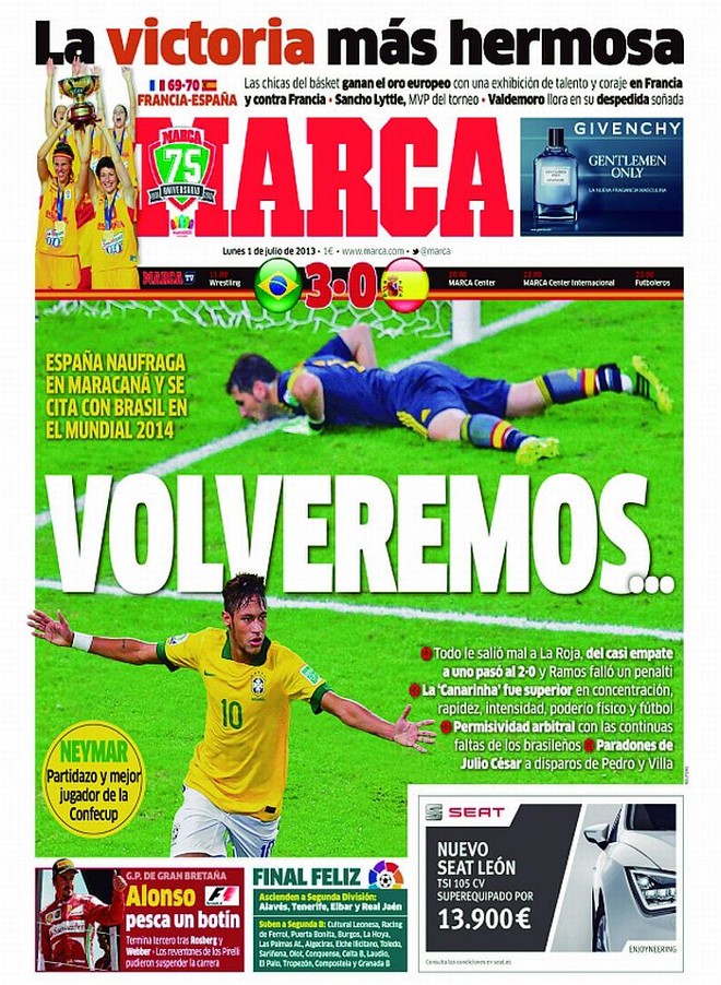 Capa do Marca com destaque para Neymar |